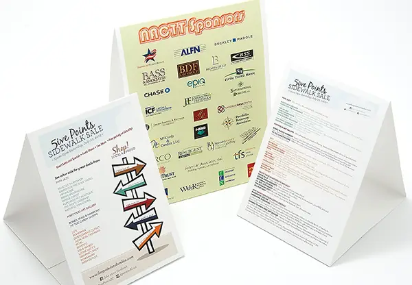 Printing Services Pamphlet examples