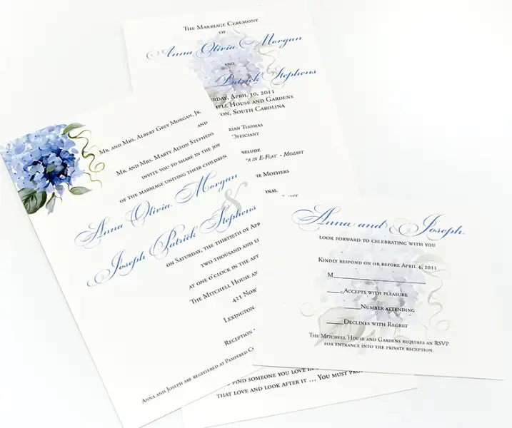 Printing Services Wedding Invite